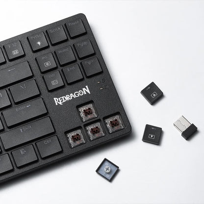 Redragon K539 Anubis RGB Wirless 80% Keyboard With Brown Switches