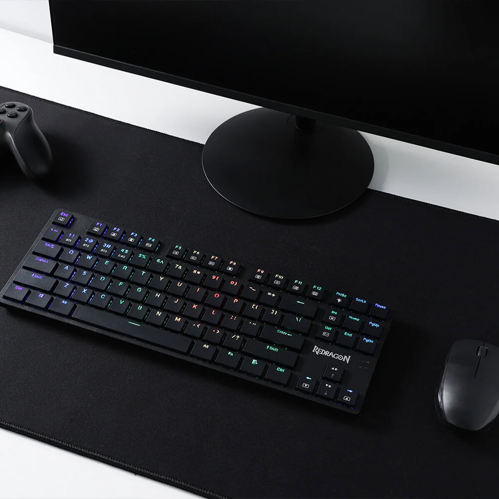 Redragon K539 Anubis RGB Wirless 80% Keyboard With Brown Switches