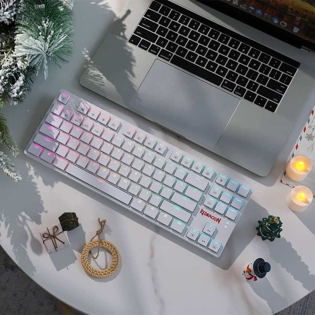 Redragon K539W Anubis RBG Tri-Mode Low-Profile Mechanical Keyboard