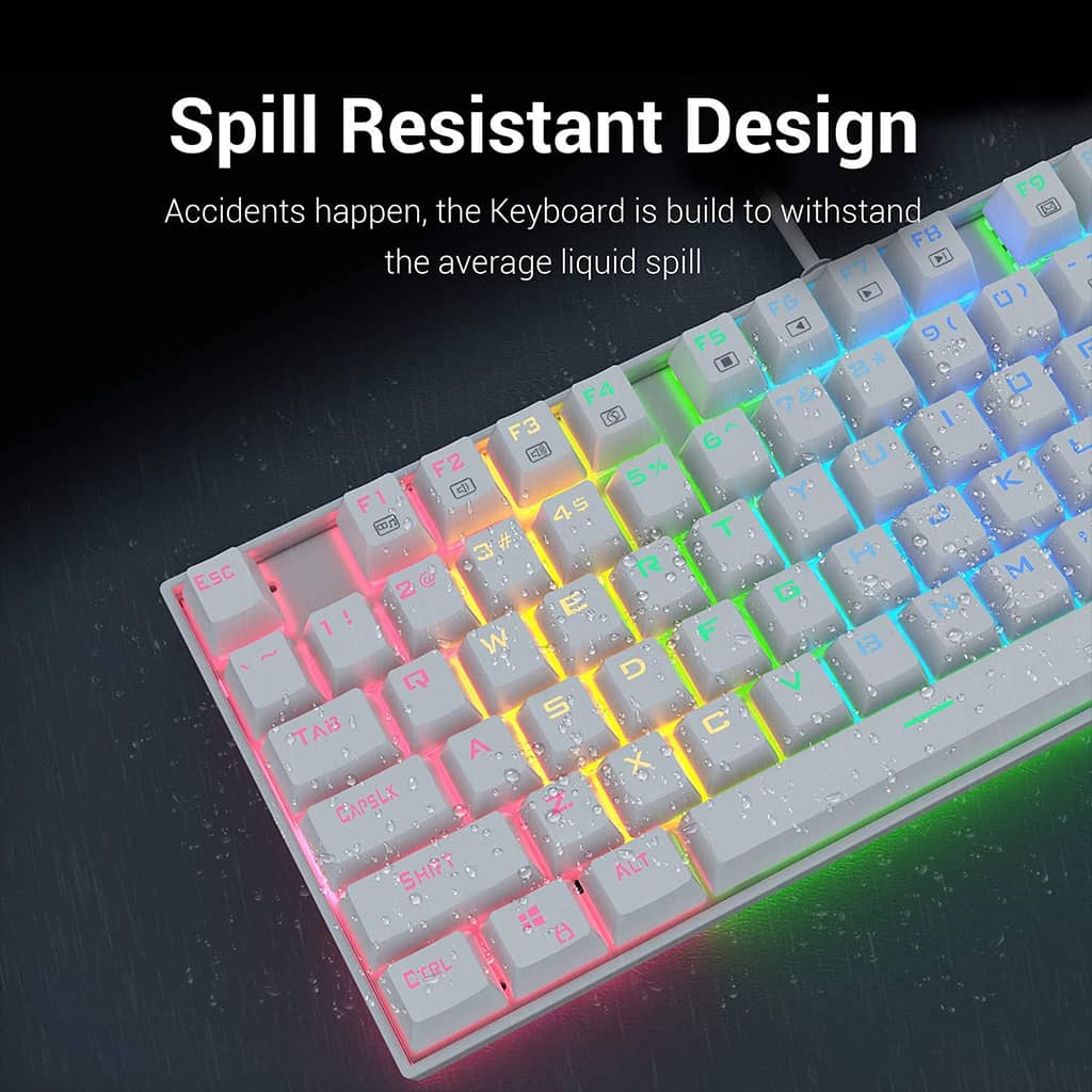 Redragon K552W Kumara Mechanical Wired Keyboard With Blue Switches