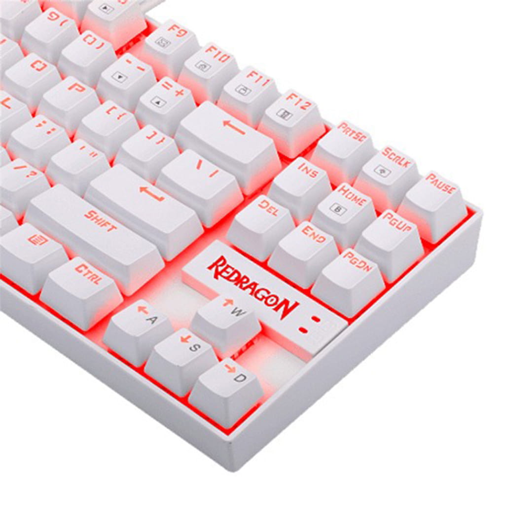 Redragon K552W Kumara TKL Red Light Mechanical Wired Keyboard