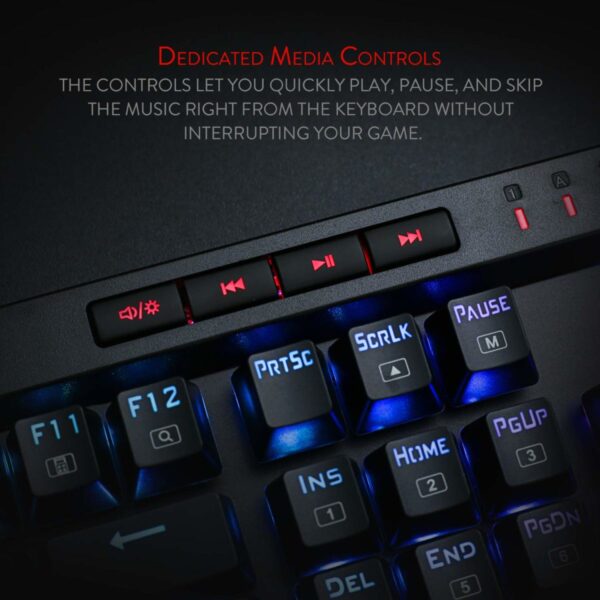 Redragon K580 VATA RGB Backlit Mechanical Gaming Keyboard (Black)