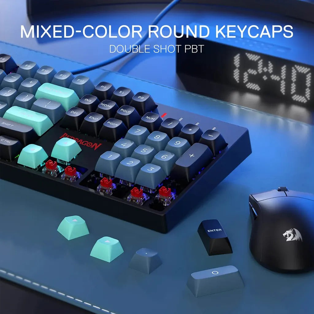 Redragon K582 SURARA 100% Anti-Ghosting RGB Keyboard With Red Switches