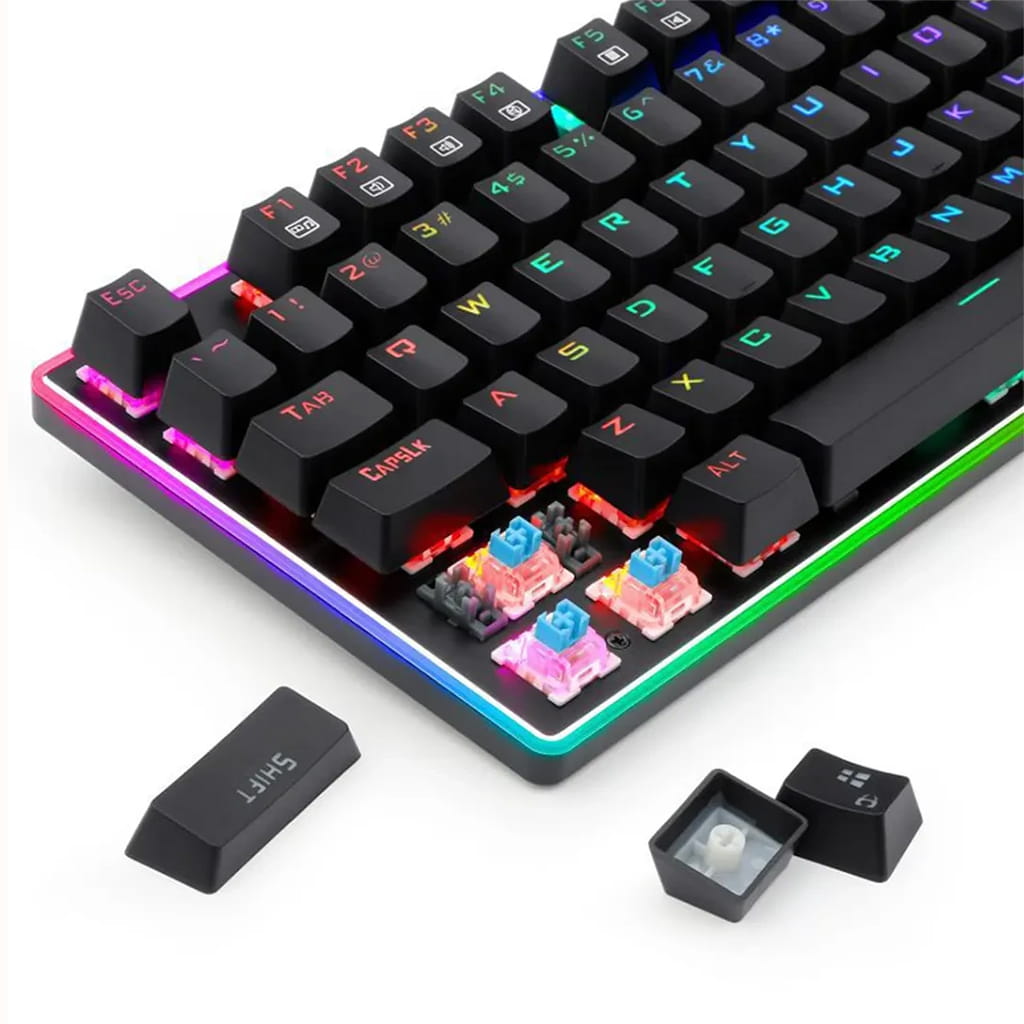 Redragon K595 Ratri RGB 100% Silent Mechanical Wired Gaming Keyboard