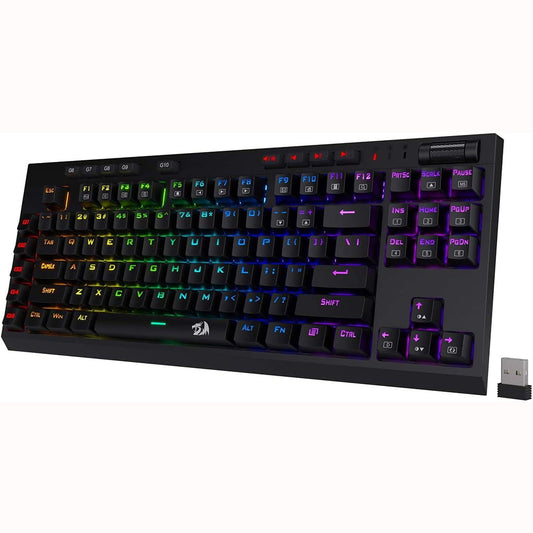 Redragon K596 Vishnu 87 keys 3-Modes Gaming Keyboard With Red Switches