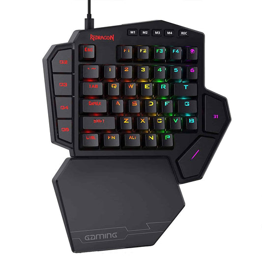 Redragon K601 DITI X RGB One-handed Keyboard With Blue Switches