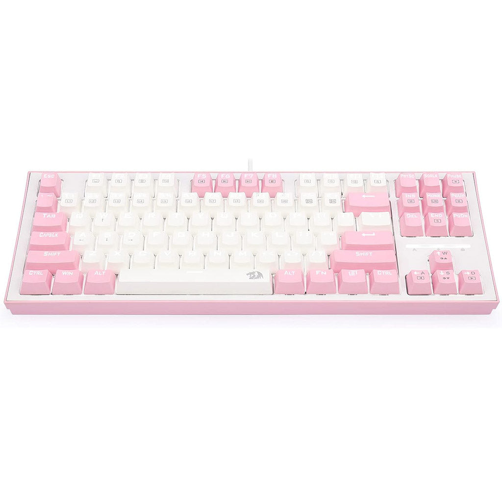 Redragon K611-WIB BES White LED Backlit Keyboard With Blue Switches