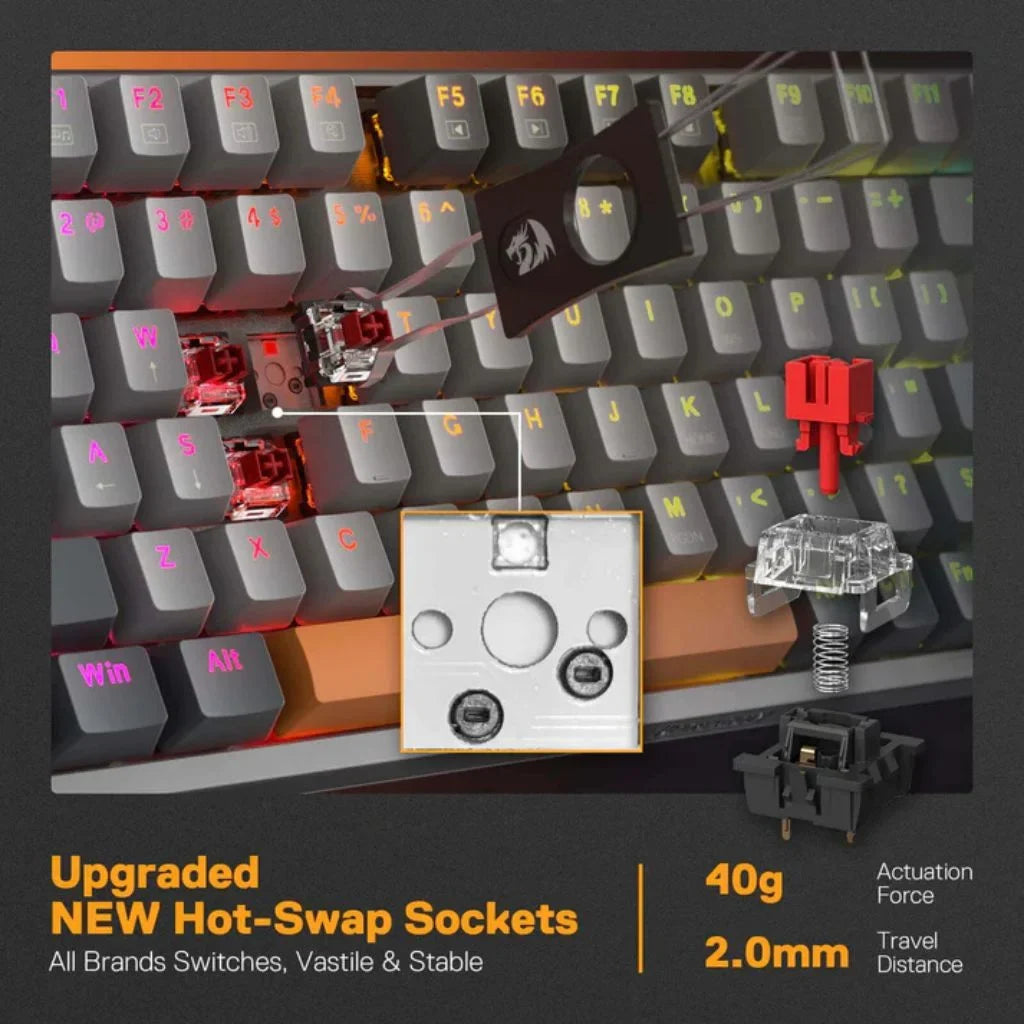 Redragon K648GG-RGB Olaf wired Mechanical Gaming Keyboard
