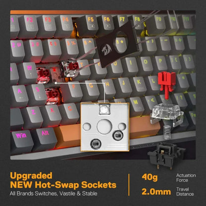 Redragon K648GG-RGB Olaf wired Mechanical Gaming Keyboard