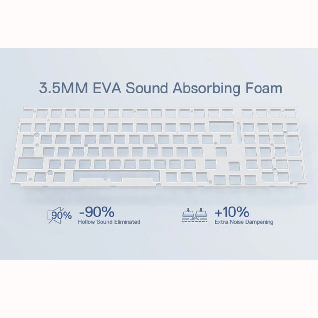 Redragon K656 Garen Pro 90% 3-Modes Keyboard With Purple Switches