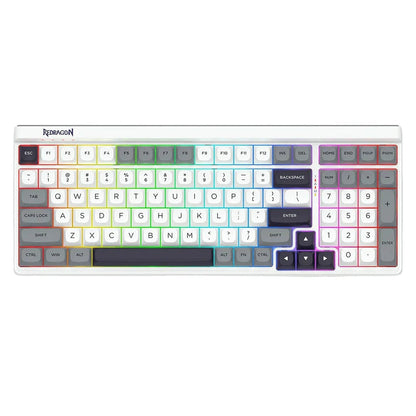 Redragon K656 GAREN PRO 100 Keys 3-Modes Wireless Keyboard (WBRGB)