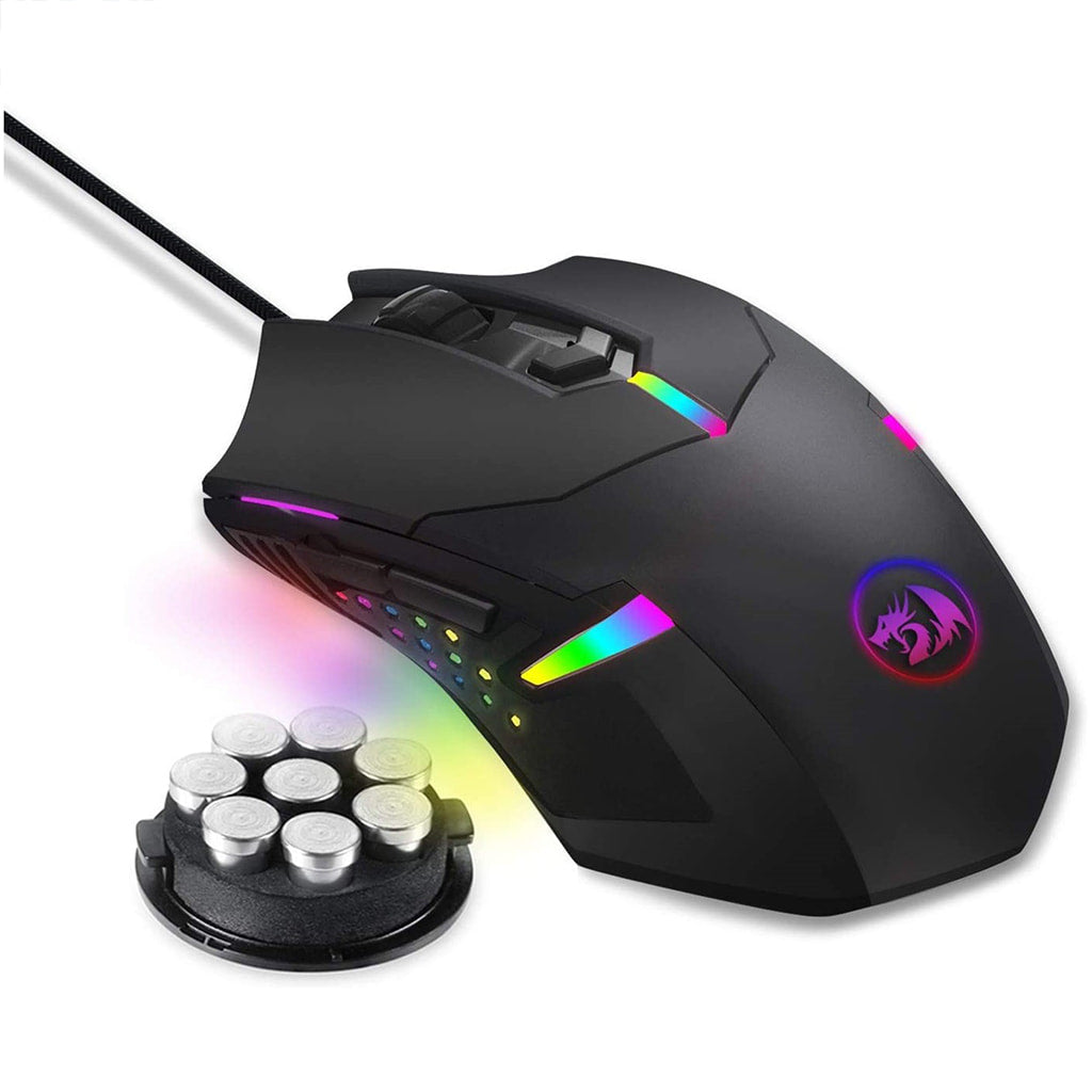 Redragon M601 Centrophorus Black RGB 7200 DPI Gaming Mouse