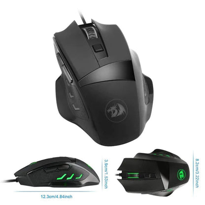 Redragon M609 Phaser 3200 DPI Wired Gaming Mouse