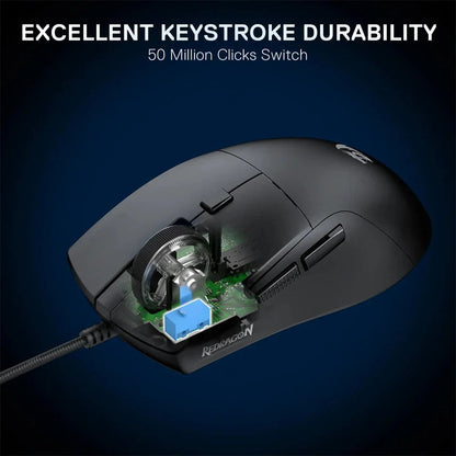 Redragon M618 AZZMACH Lite 70g Lightweight 10K DPI Wireless Gaming Mouse