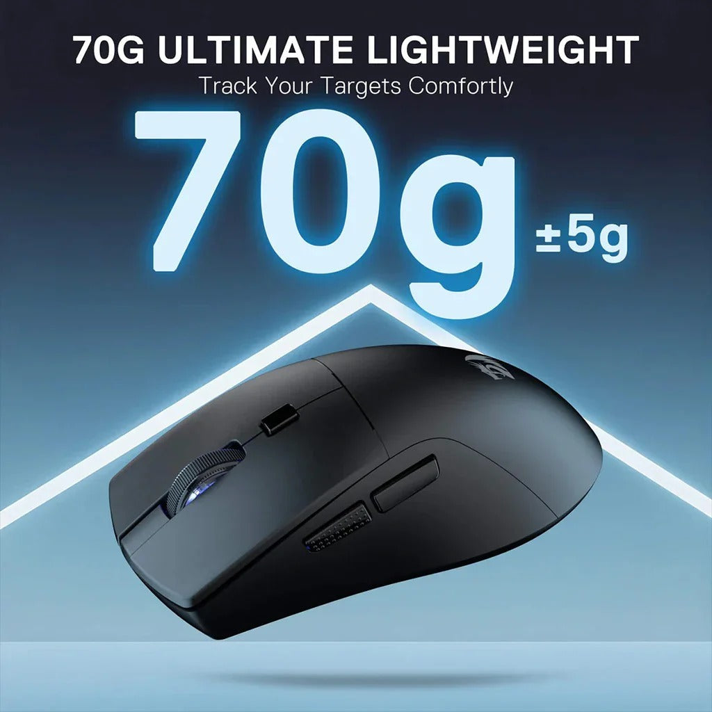 Redragon M618 AZZMACH Lite 70g Lightweight 10K DPI Wireless Gaming Mouse