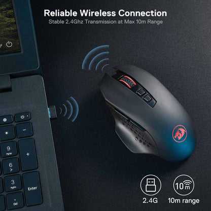 Redragon M656 Gainer Wireless 4000 DPI Gaming Mouse