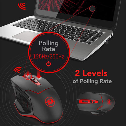 Redragon M690 Mirage 4800DPI Wireless Gaming Mouse