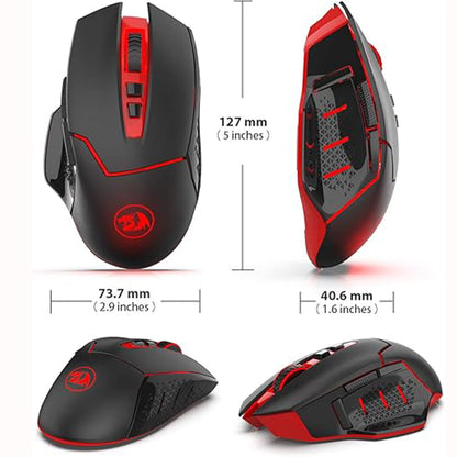 Redragon M690 Mirage 4800DPI Wireless Gaming Mouse