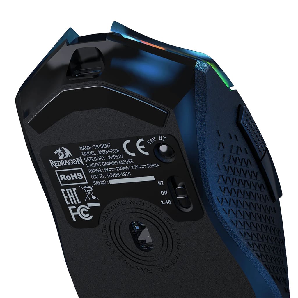 Redragon M693 Trident Pro Wireless/Wired RGB Gaming Mouse