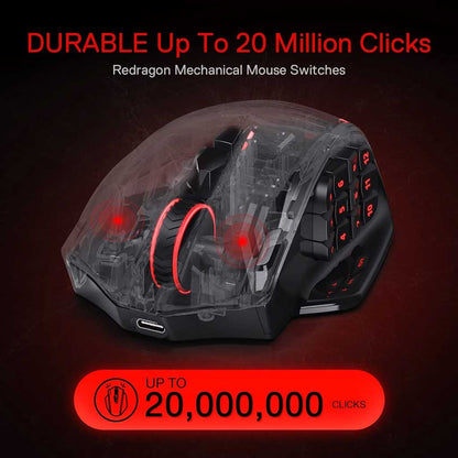 Redragon M913 Impact Elite RGB Wireless 16000 DPI Mouse