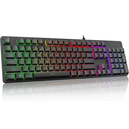 Redragon K521 Netherbane 104-keys RGB Anti-Ghosting Wired Membrane Keyboard