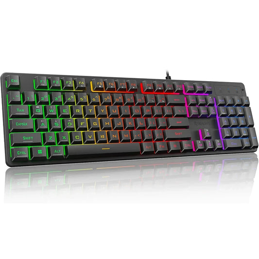 Redragon K521 Netherbane 104-keys RGB Anti-Ghosting Wired Membrane Keyboard