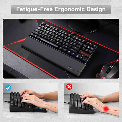 Redragon P036 Meteor Medium 87 Keys TKL Keyboard Wrist Rest Pad