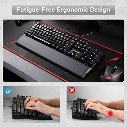 Redragon P037 Meteor Large Computer Keyboard Wrist Rest Pad