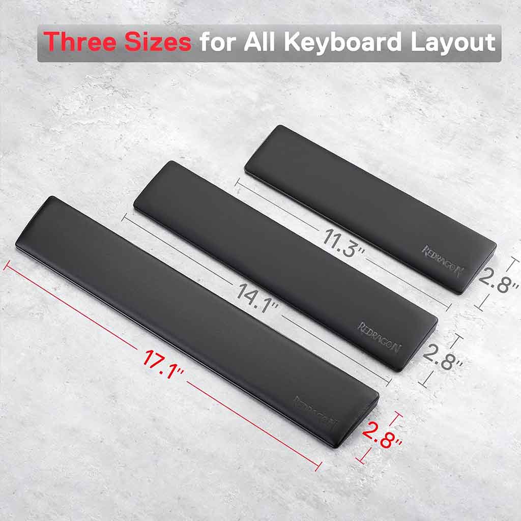 Redragon P037 Meteor Large Computer Keyboard Wrist Rest Pad