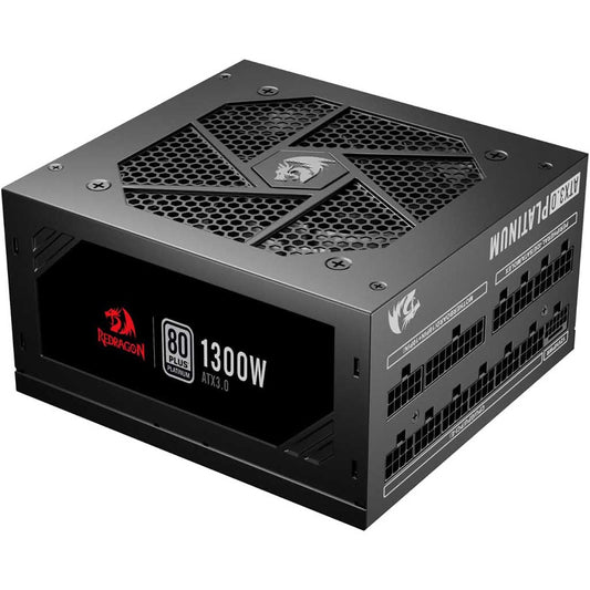 Redragon PS018 80 Plus Platinum 1300 Watt ATX 3.0 Fully Modular Power Supply