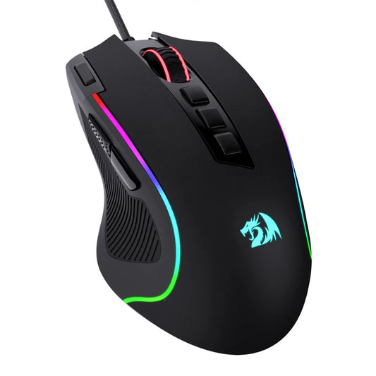 Redragon M612 Predator Black 8K DPI Rapid Fire Button Gaming Mouse