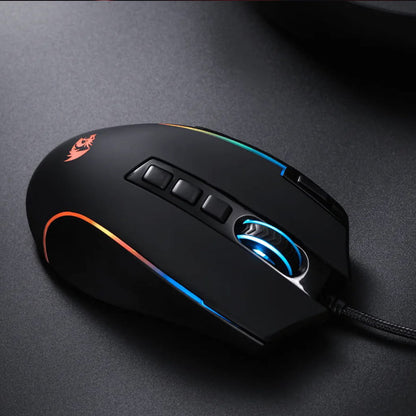 Redragon M612 Predator Black 8K DPI Rapid Fire Button Gaming Mouse