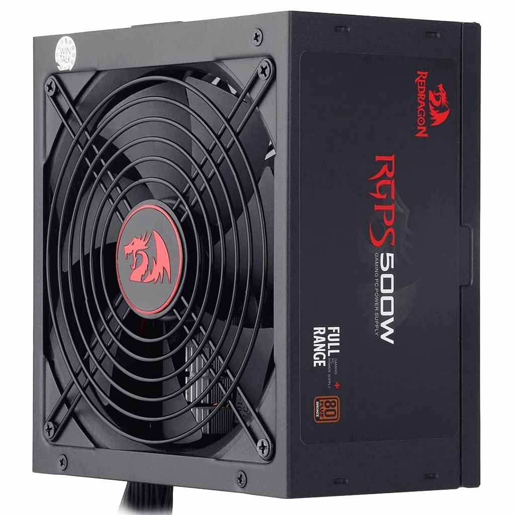 Redragon RGPS GC PS001 500w 80 Plus Bronze Power Supply