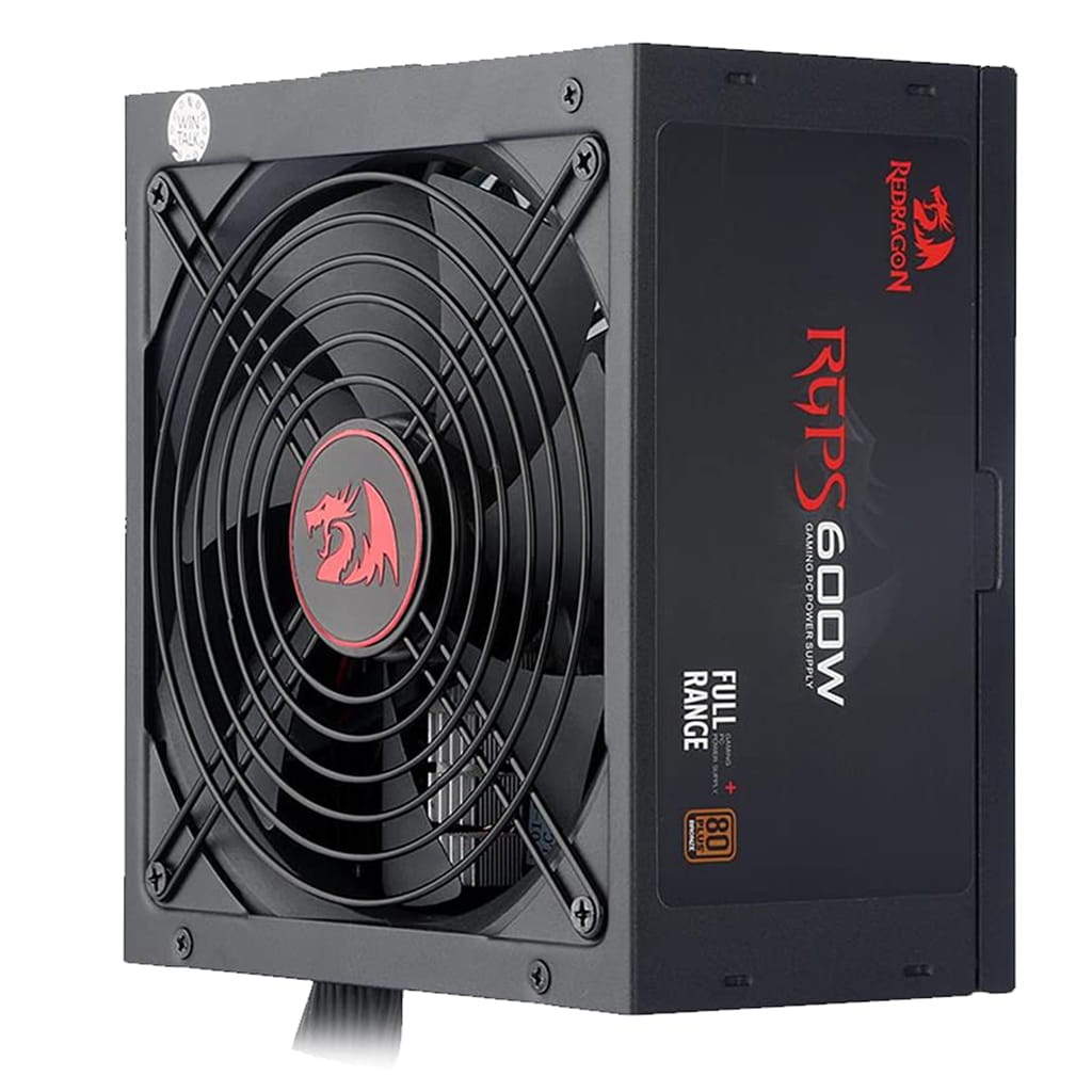 Redragon PS003 600W 80 Plus Gold Certified Full Module  Power Supply