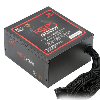Redragon PS003 600W 80 Plus Gold Certified Full Module  Power Supply