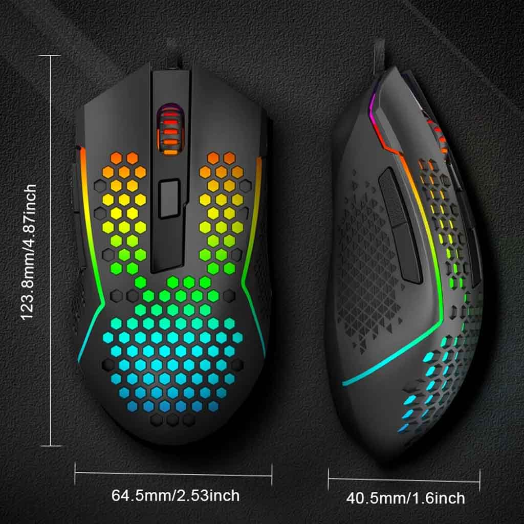 Redragon M987-K Reaping Light Weight Honeycomb RGB Wired Gaming Mouse