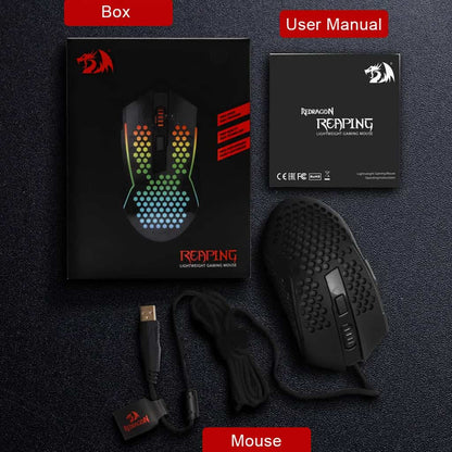 Redragon M987-K Reaping Light Weight Honeycomb RGB Wired Gaming Mouse