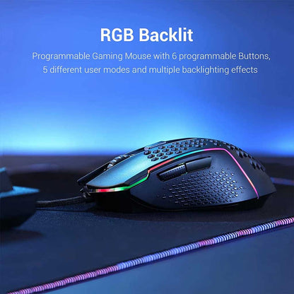 Redragon M987-K Reaping Light Weight Honeycomb RGB Wired Gaming Mouse