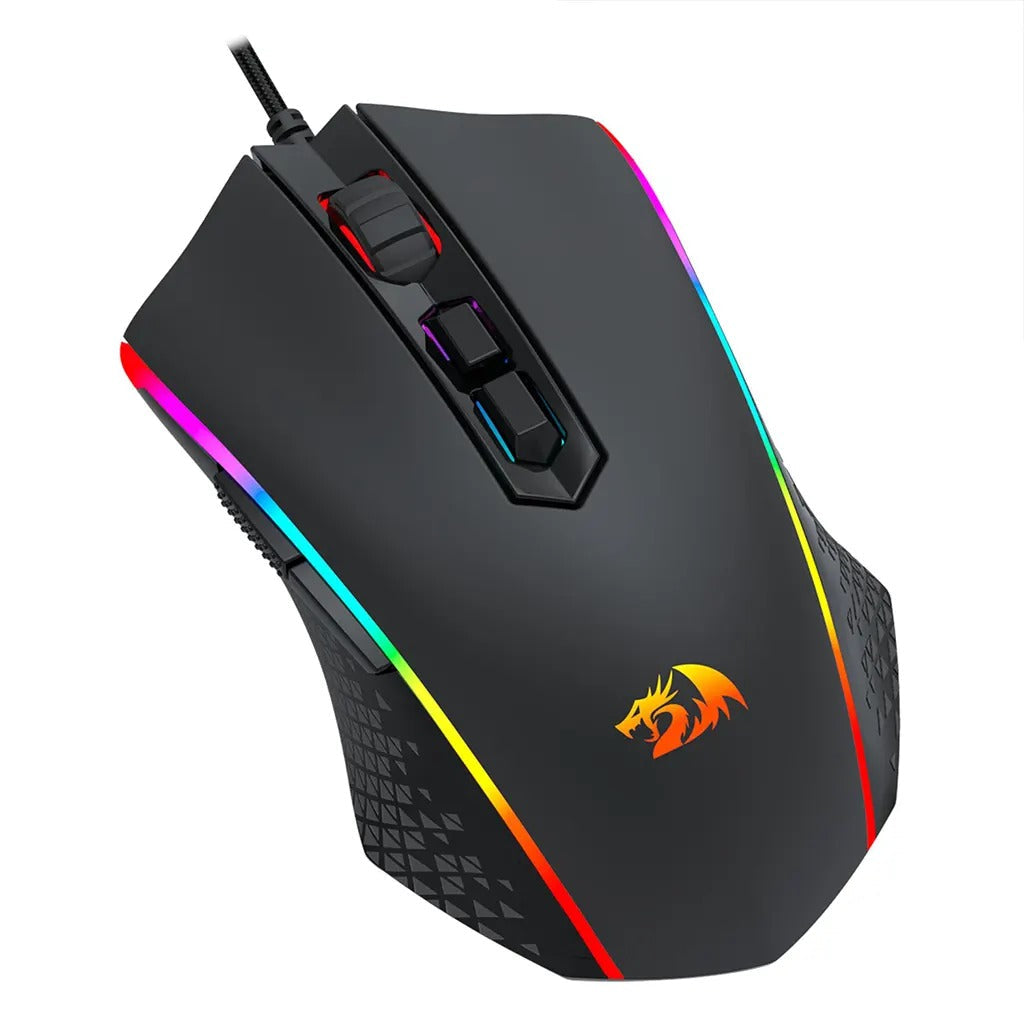 Redragon S107-BA RGB Gaming Keyboard and Mouse Combo - 104 Keys + 10K DPI Wired Combo Set (2-in-1)