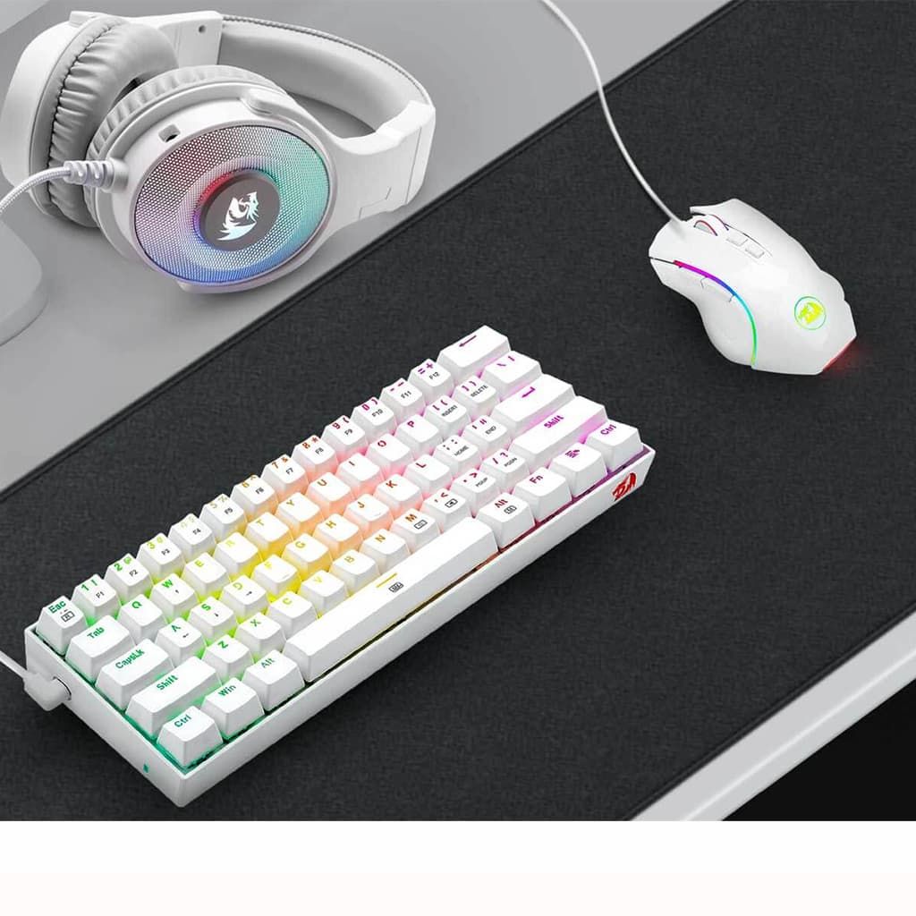 Redragon S129W RGB Keyboard, Mouse & Headset Wired 3-in-1 Combo