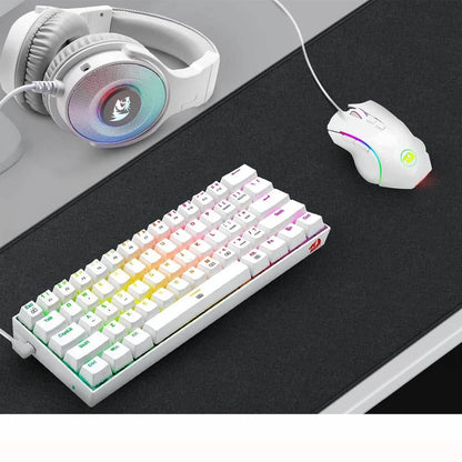 Redragon S129W RGB Keyboard, Mouse & Headset Wired 3-in-1 Combo