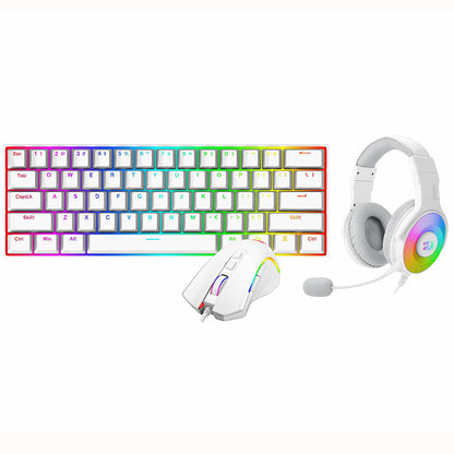 Redragon S129W RGB Keyboard, Mouse & Headset Wired 3-in-1 Combo