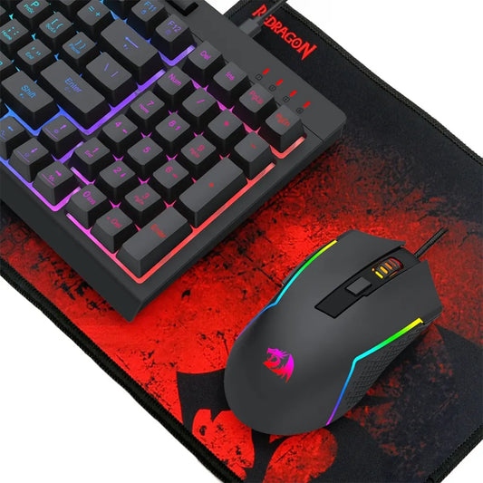 Redragon S148 RGB K515, M616, H120 & P016 4-in-1 Combo Set