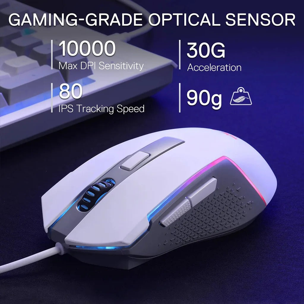 Redragon S151W RGB K525 Membrane Keyboard & M616 Mouse Combo Set