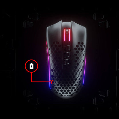 Redragon M808-KS Storm Pro RGB Wireless honeycomb Gaming Mouse