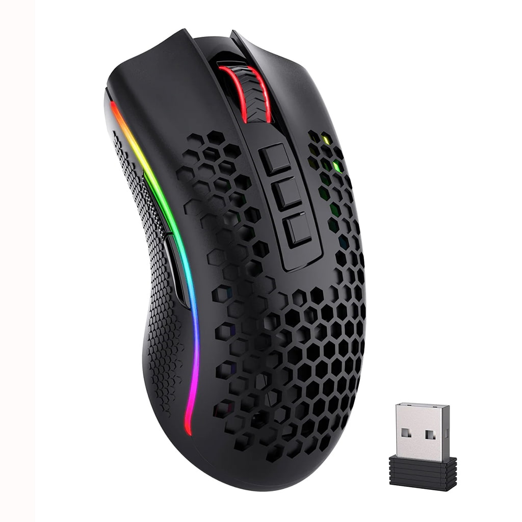 Redragon M808-KS Storm Pro RGB Wireless honeycomb Gaming Mouse