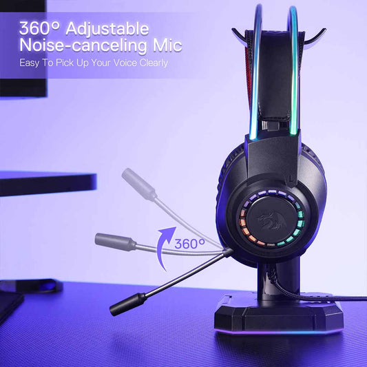 Redragon Scream H231 RGB Lightweight Noise Cancelling Wired Headset