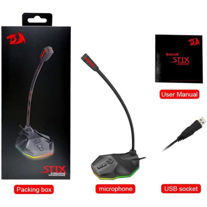Redragon Stix GM99 RGB USB Wired Microphone
