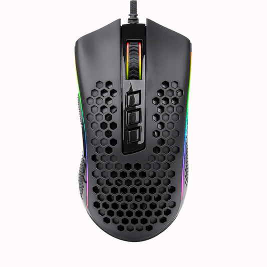 Redragon M808 Storm RGB Black Lightweight Honeycomb Gaming Mouse