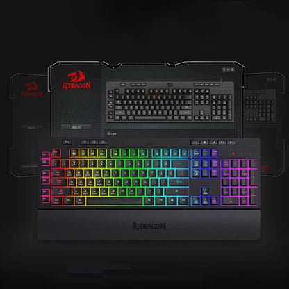 Redragon K512 Shiva RGB Backlit Keyboard With Multimedia Keys